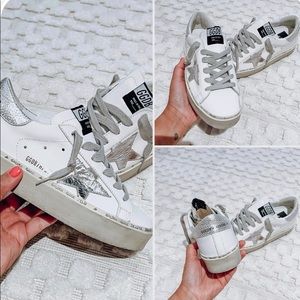 Golden Goose Hi Star Size 38. NIB. Dust Bag/Passport. Never worn. Too large!
